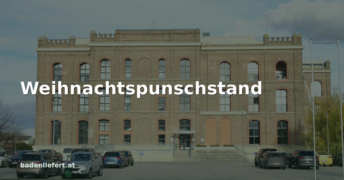 Weihnachtspunschstand in Pottendorf | Veranstaltung