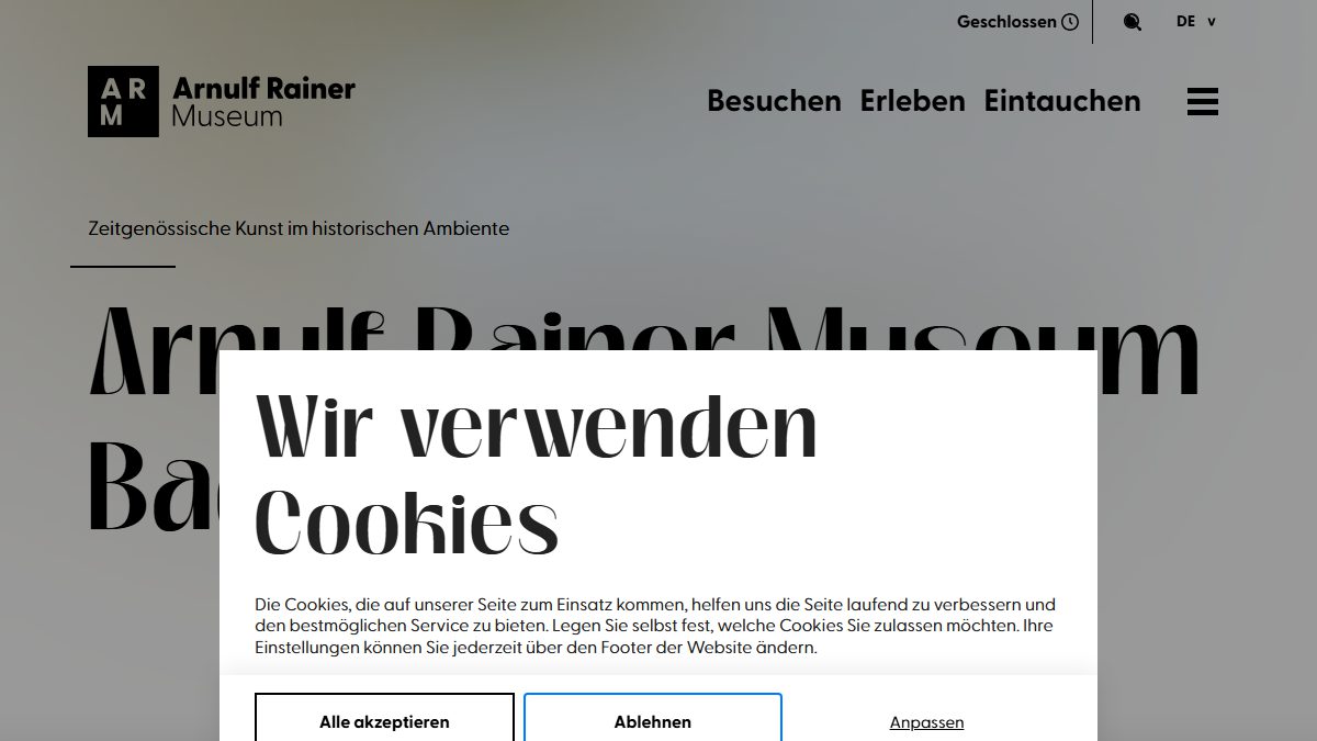 Ansicht von Arnulf Rainer Museum