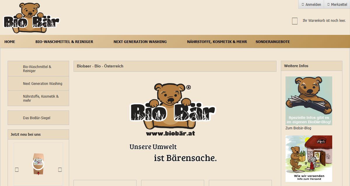 Ansicht von Bio Bär