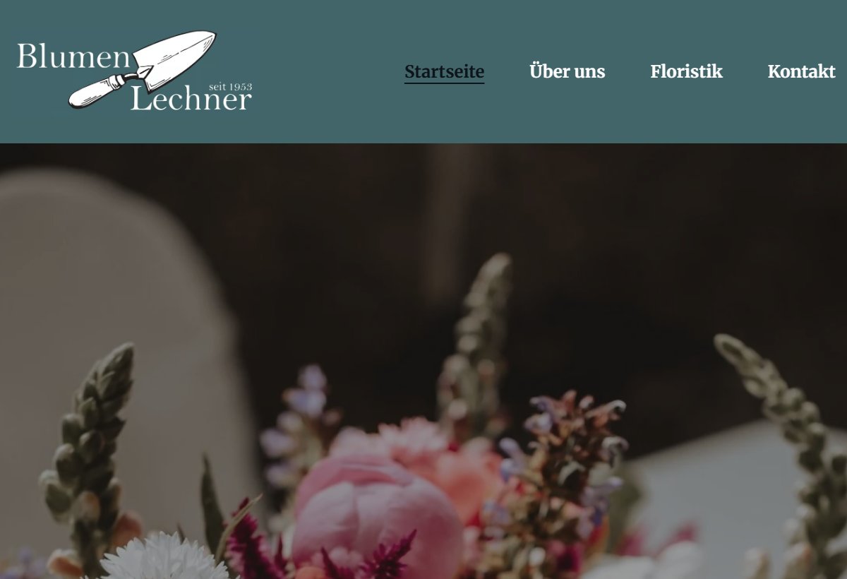 Ansicht von Blumen Lechner