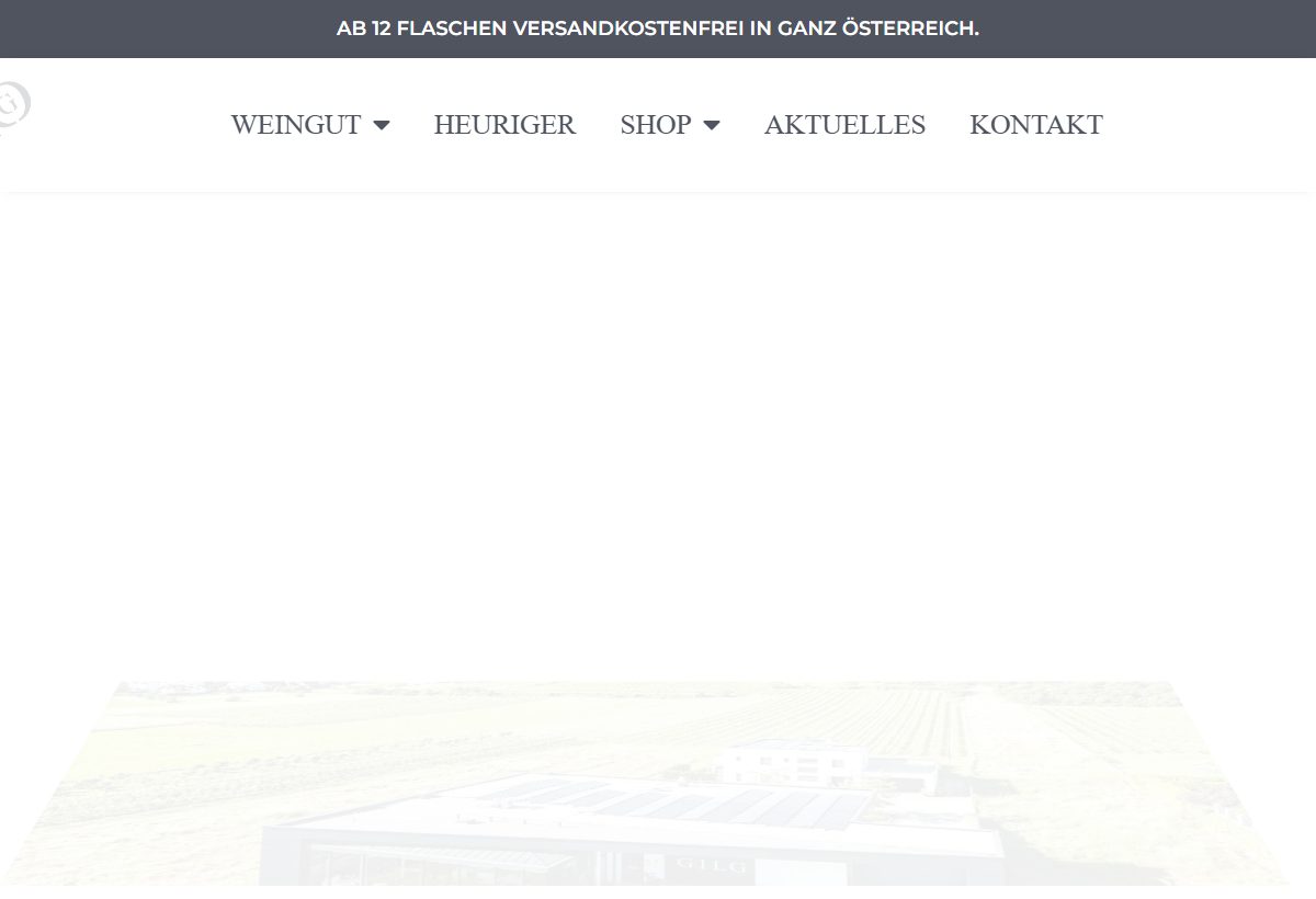 Website-Vorschau von Buschenschank Familie Gilg