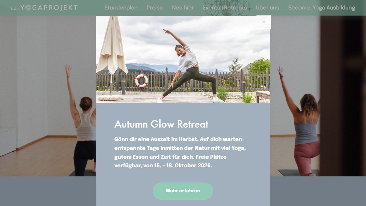 Ansicht von Das Yogaprojekt