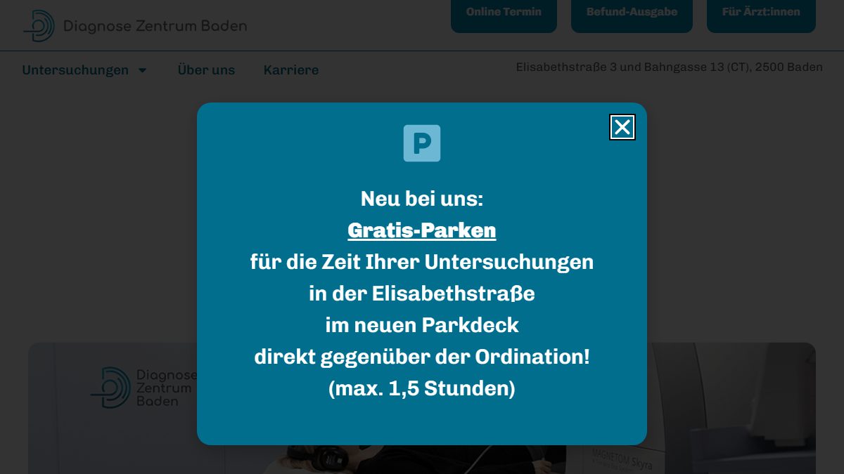 Ansicht von Diagnosezentrum Baden