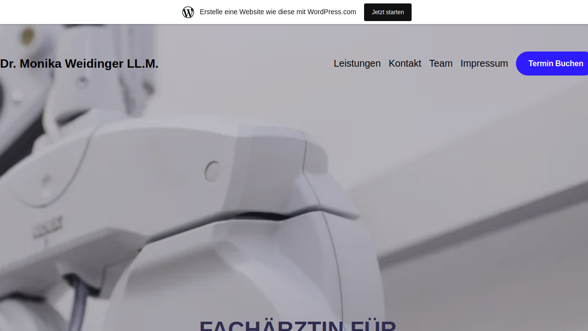 Website-Vorschau von Dr. Weidinger Monika