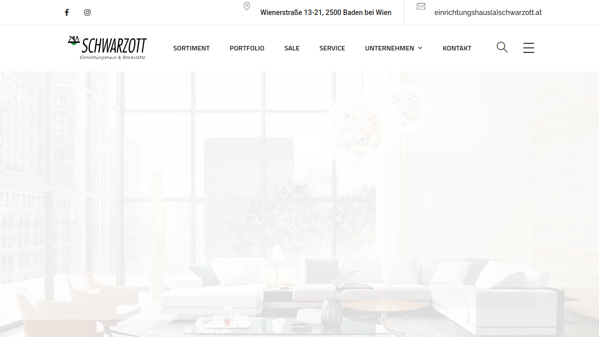 Website-Vorschau von Einrichtungshaus Schwarzott