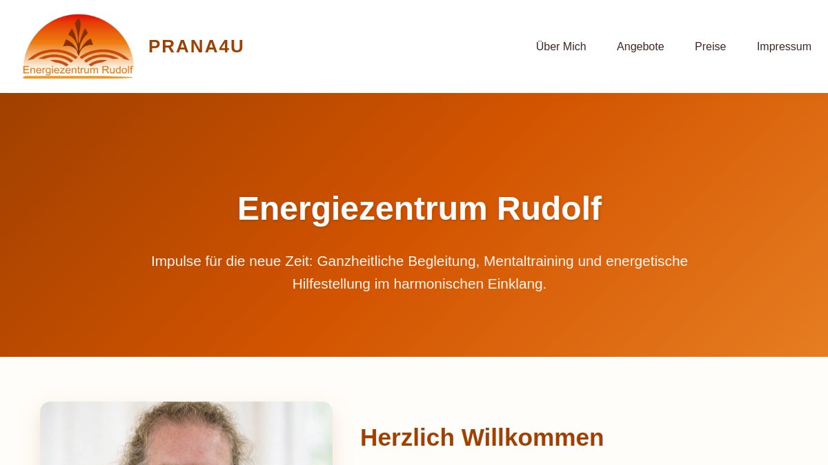 Website-Vorschau von Erich Christian Rudolf, Dipl. Lebens- und Sozialberater