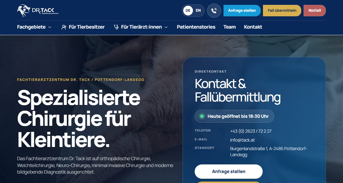 Ansicht von Fachtierarztzentrum Dr. Tack