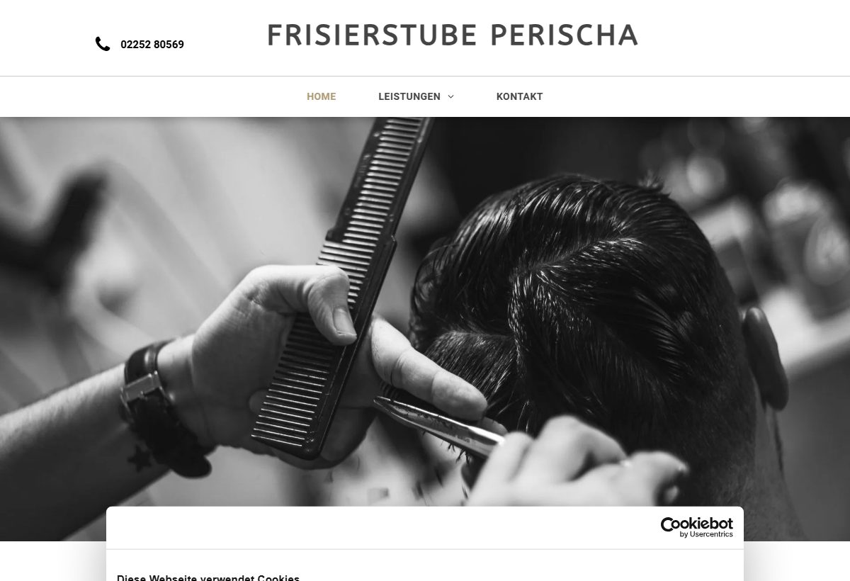 Website-Vorschau von Frisierstube Perischa