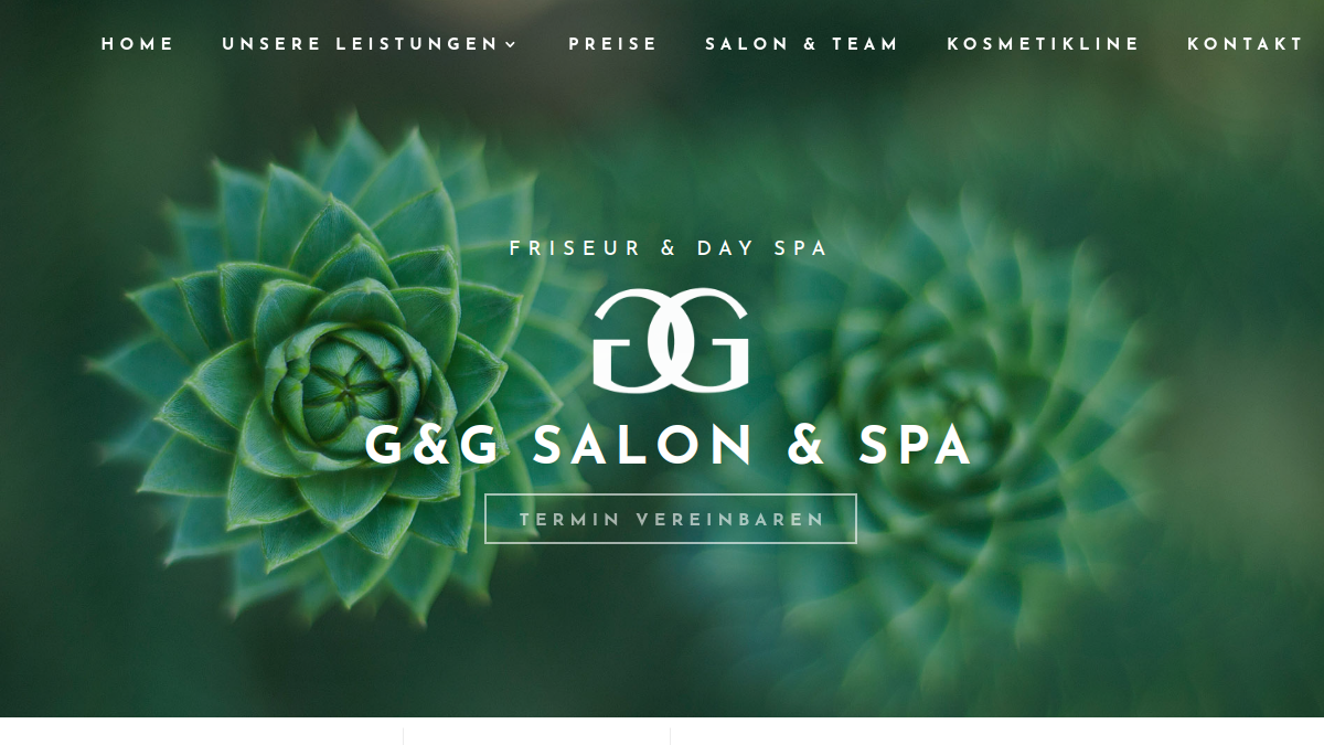 Website-Vorschau von G&G Hair