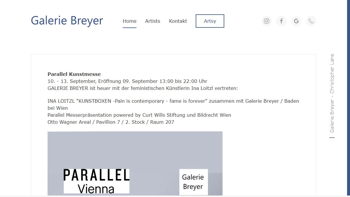 Ansicht von GALERIE BREYER