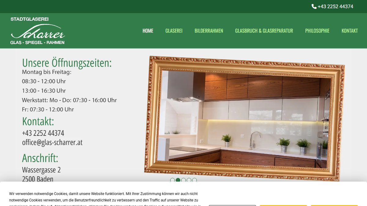 Ansicht von Glaserei Scharrer