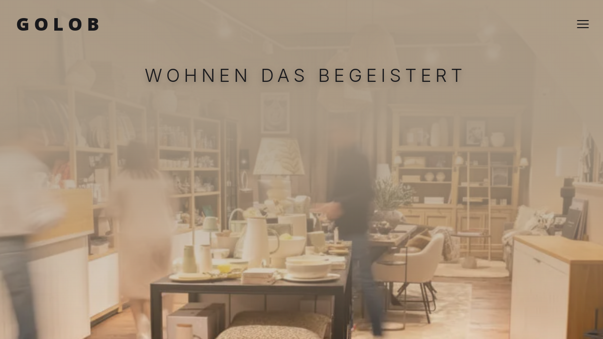 Website-Vorschau von GOLOB