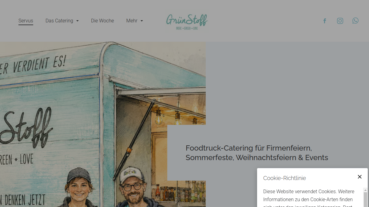 Website-Vorschau von Grünstoff