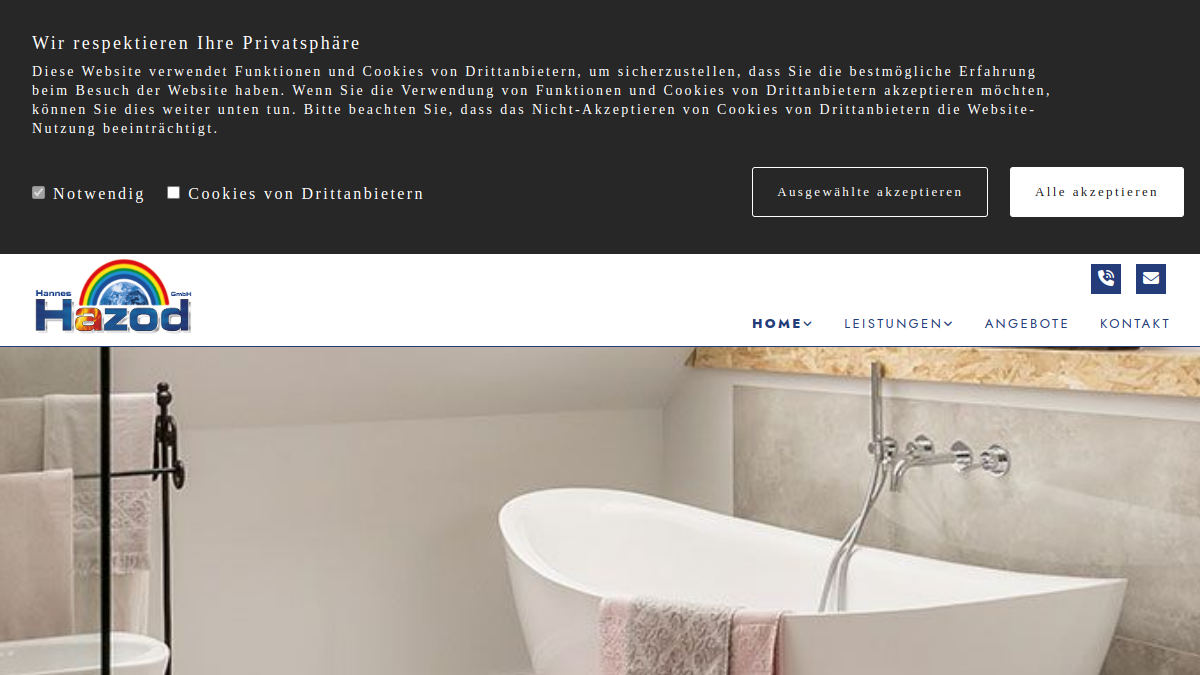 Website-Vorschau von HAZOD Hannes GmbH