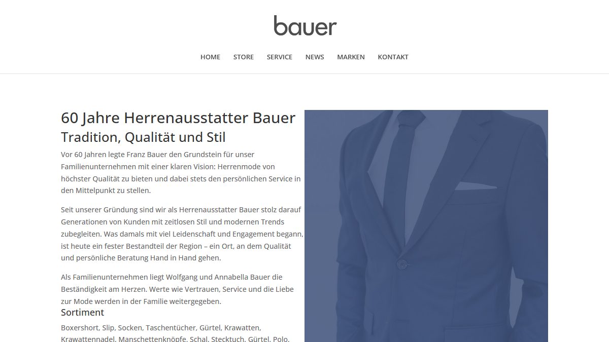 Ansicht von Herrenausstatter Bauer