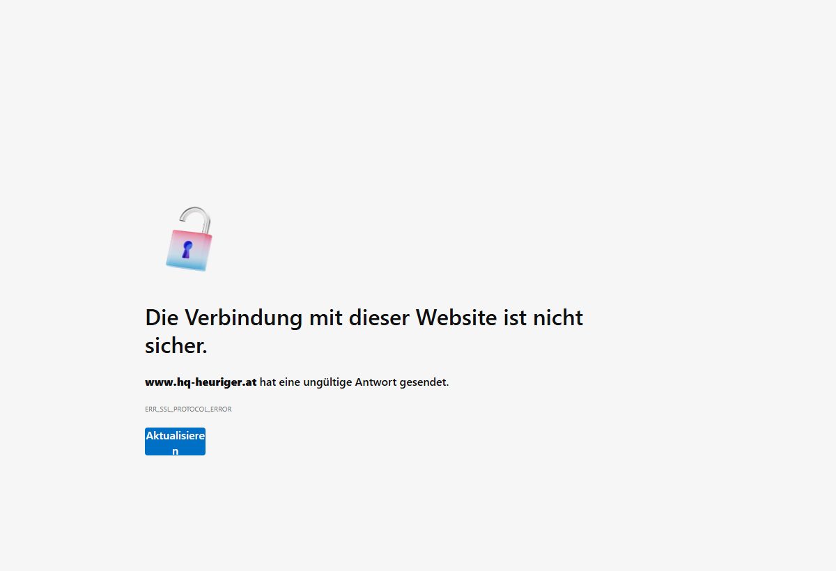 Website-Vorschau von Heuriger der Familie Harm