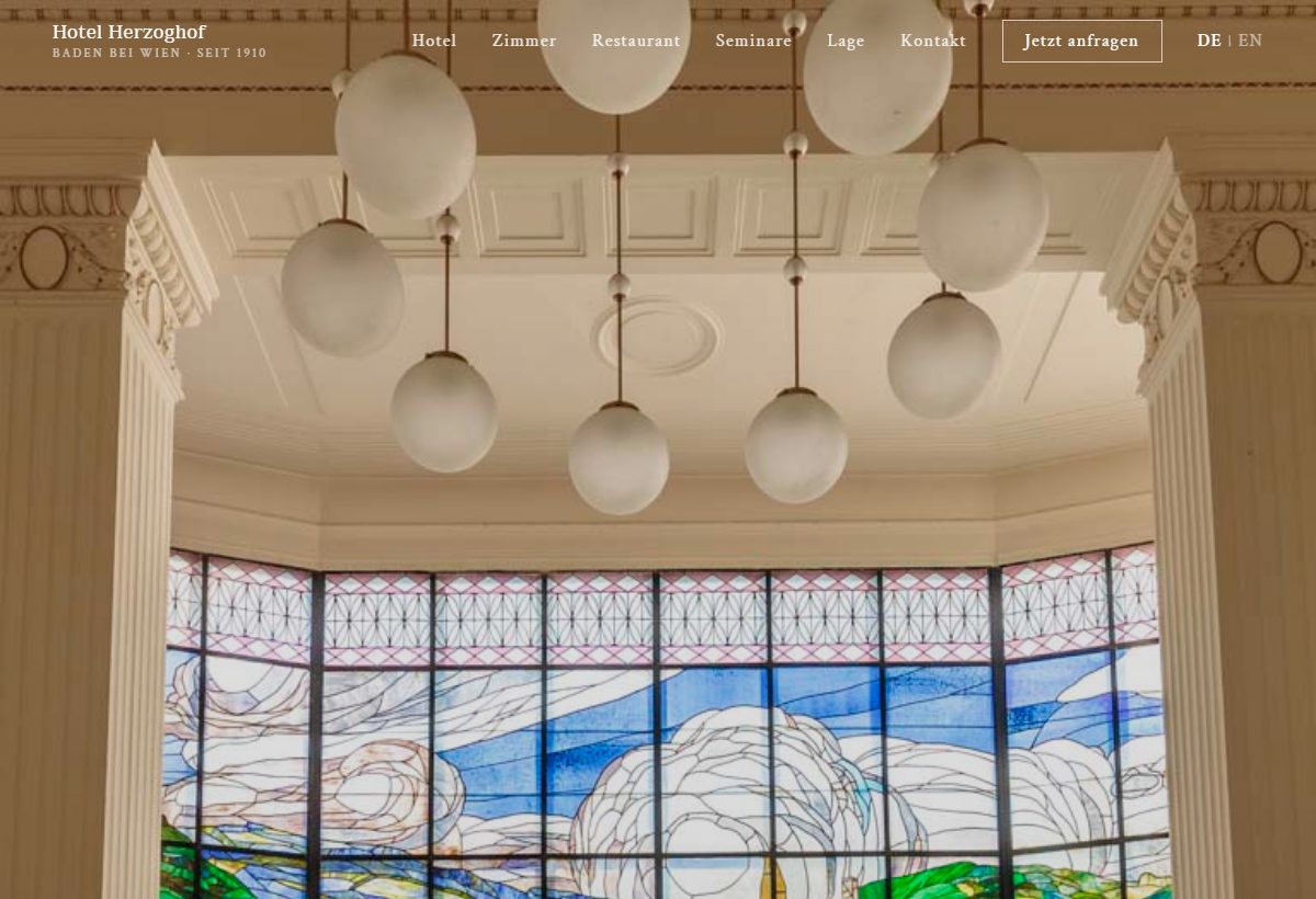 Website-Vorschau von Hotel Herzoghof