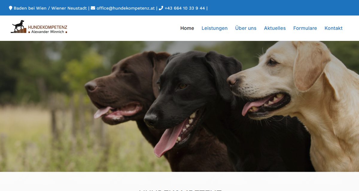 Ansicht von Hundekompetenz Baden