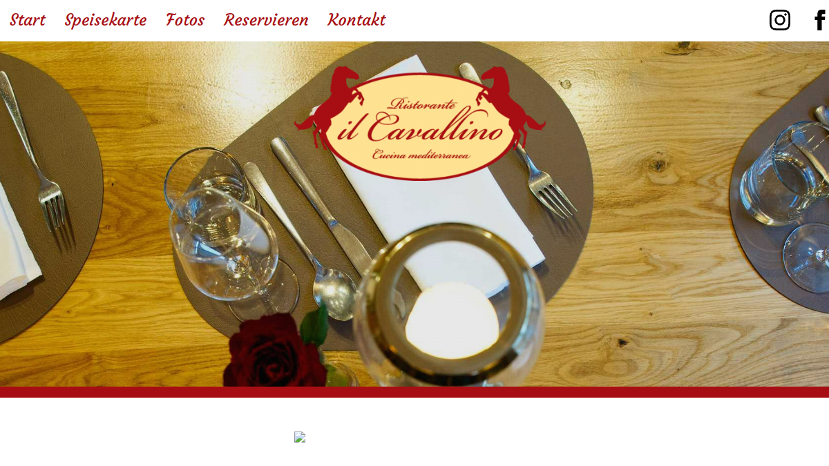 Website-Vorschau von Il Cavallino Baden