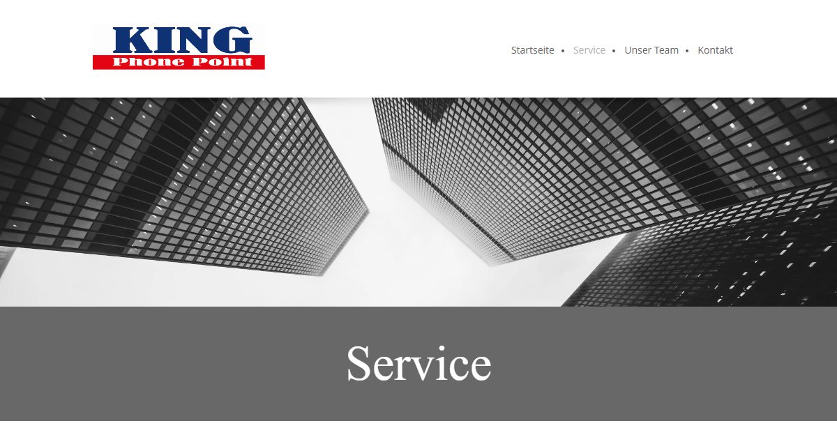 Ansicht von King Phone Point