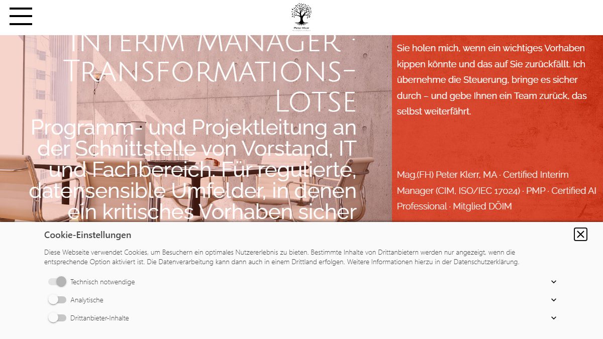 Ansicht von Klerr Management Consulting
