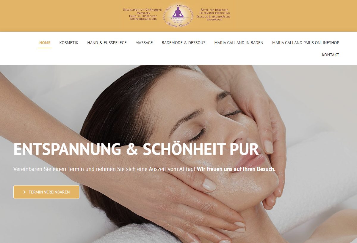 Website-Vorschau von Christine Tomasin