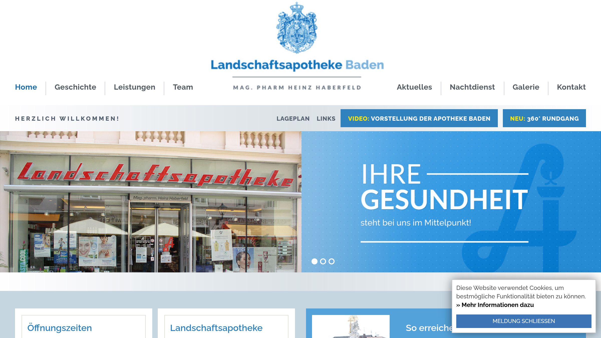 Website-Vorschau von Landschaftapotheke