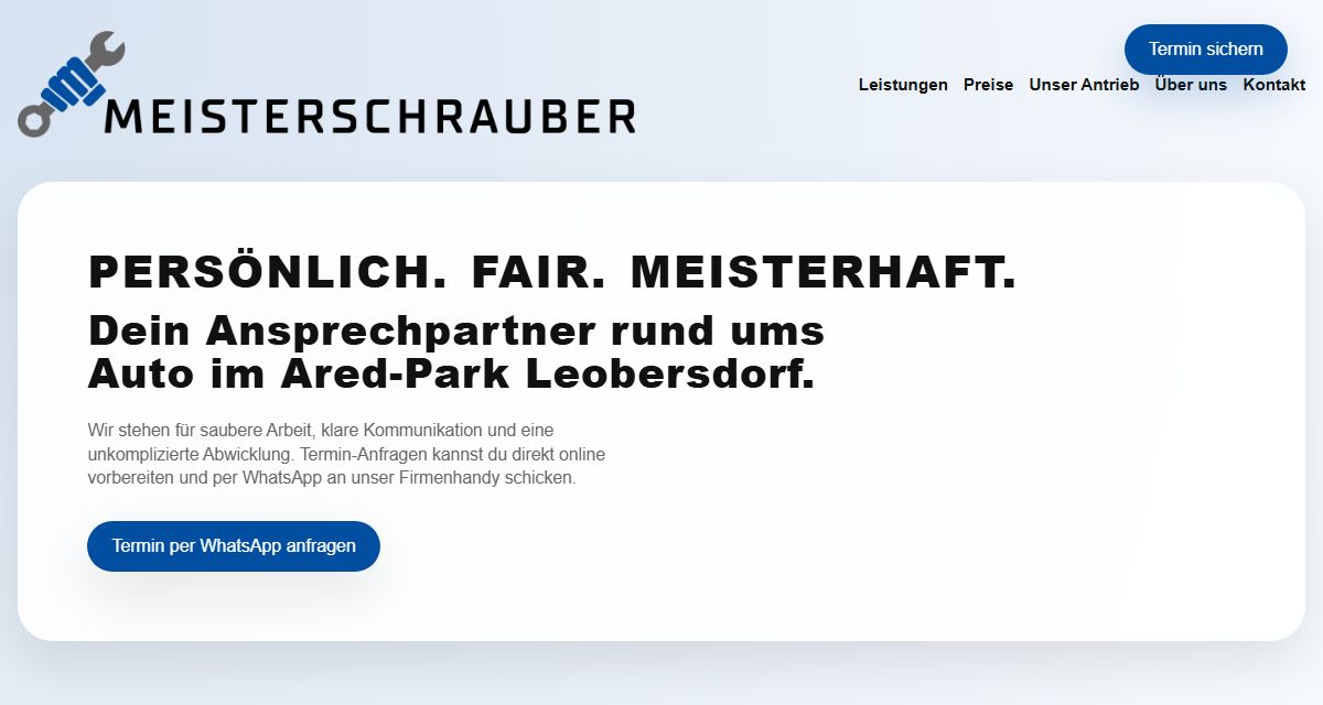 Ansicht von Meisterschrauber