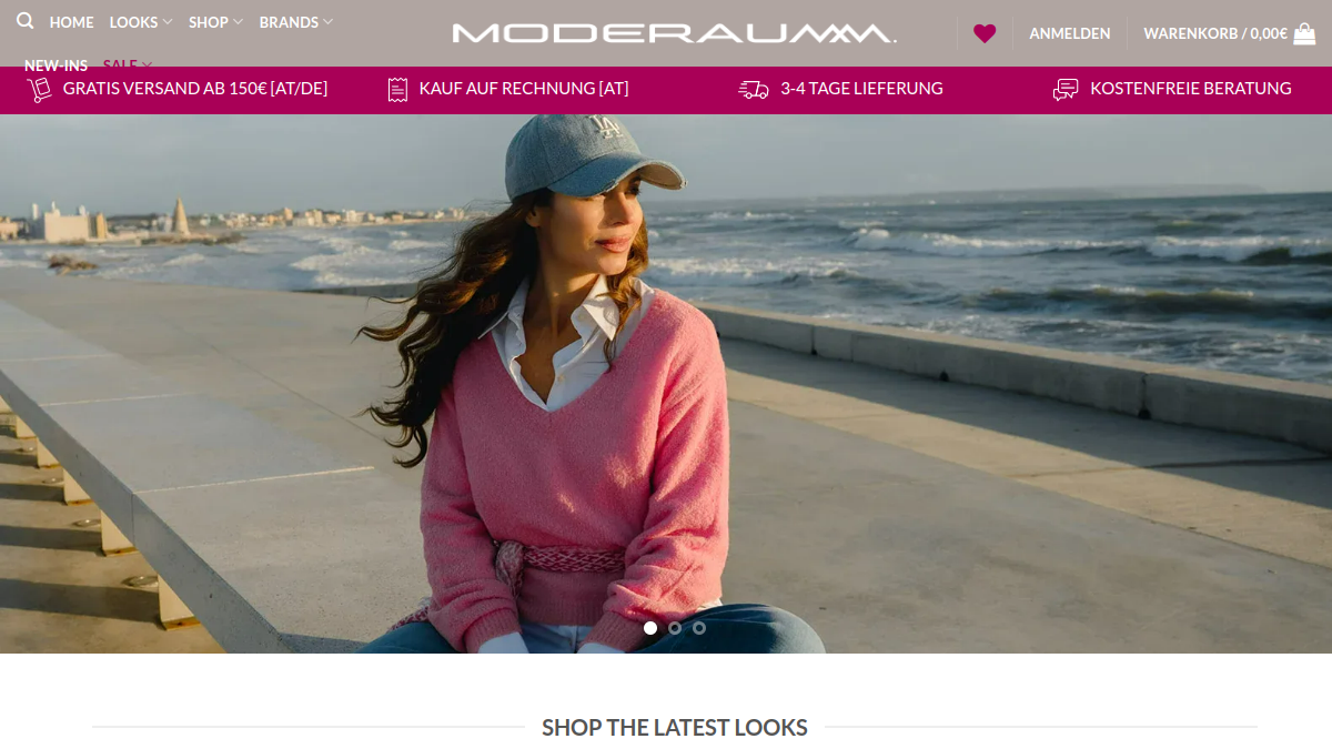 Website-Vorschau von Moderaumm