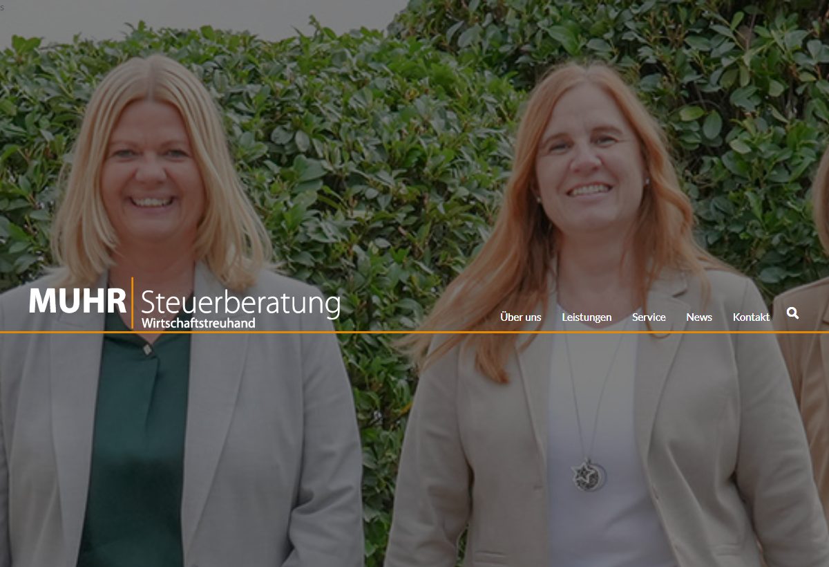 Website-Vorschau von Muhr Steuerberatung