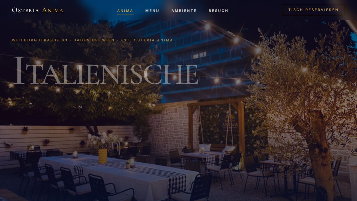 Vorschaubild von Osteria Anima