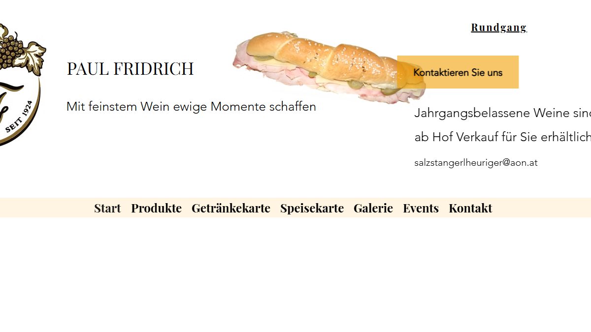 Foto von Paul Fridrich, Salzstangerlheuriger