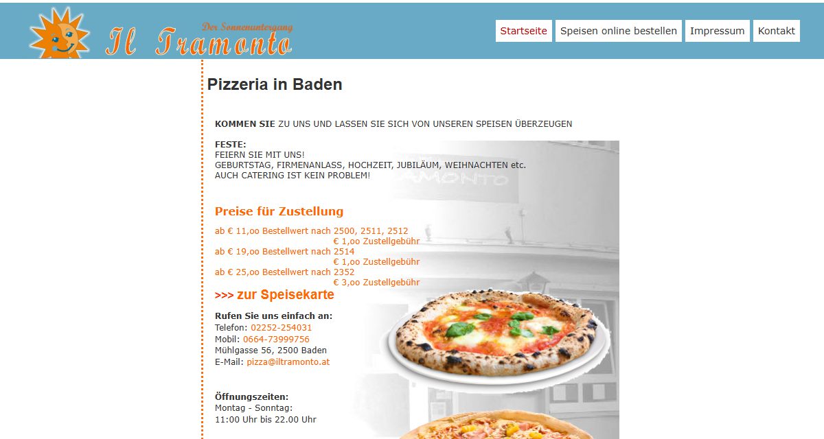 Ansicht von Pizzeria Ristorante Il Tramonto