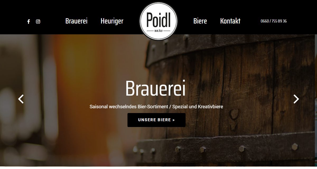 Ansicht von Poidl Bräu