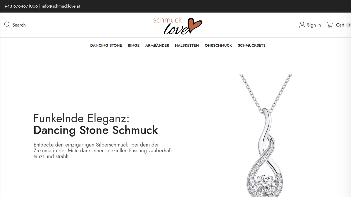 Website-Vorschau von Schmucklove