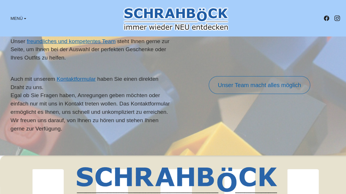 Website-Vorschau von Schrahböck Spielwaren
