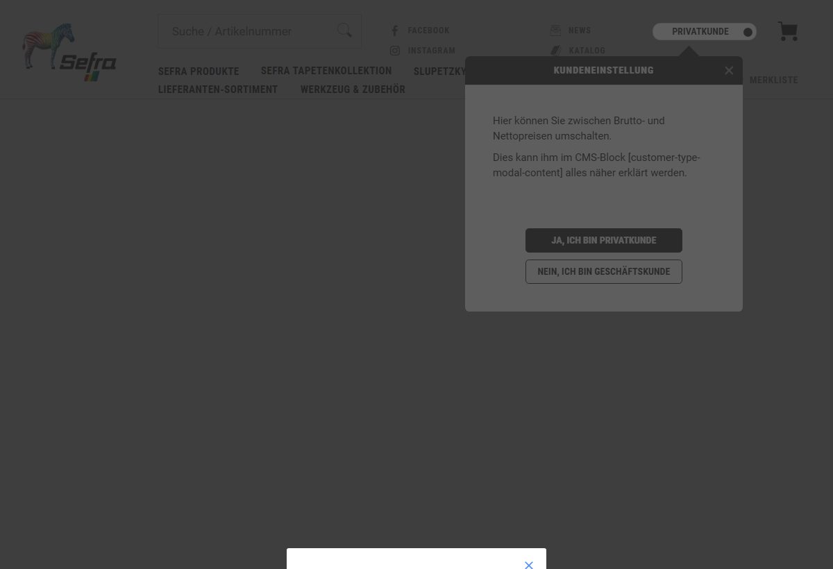 Ansicht von SEFRA Farben & Tapetenvertrieb