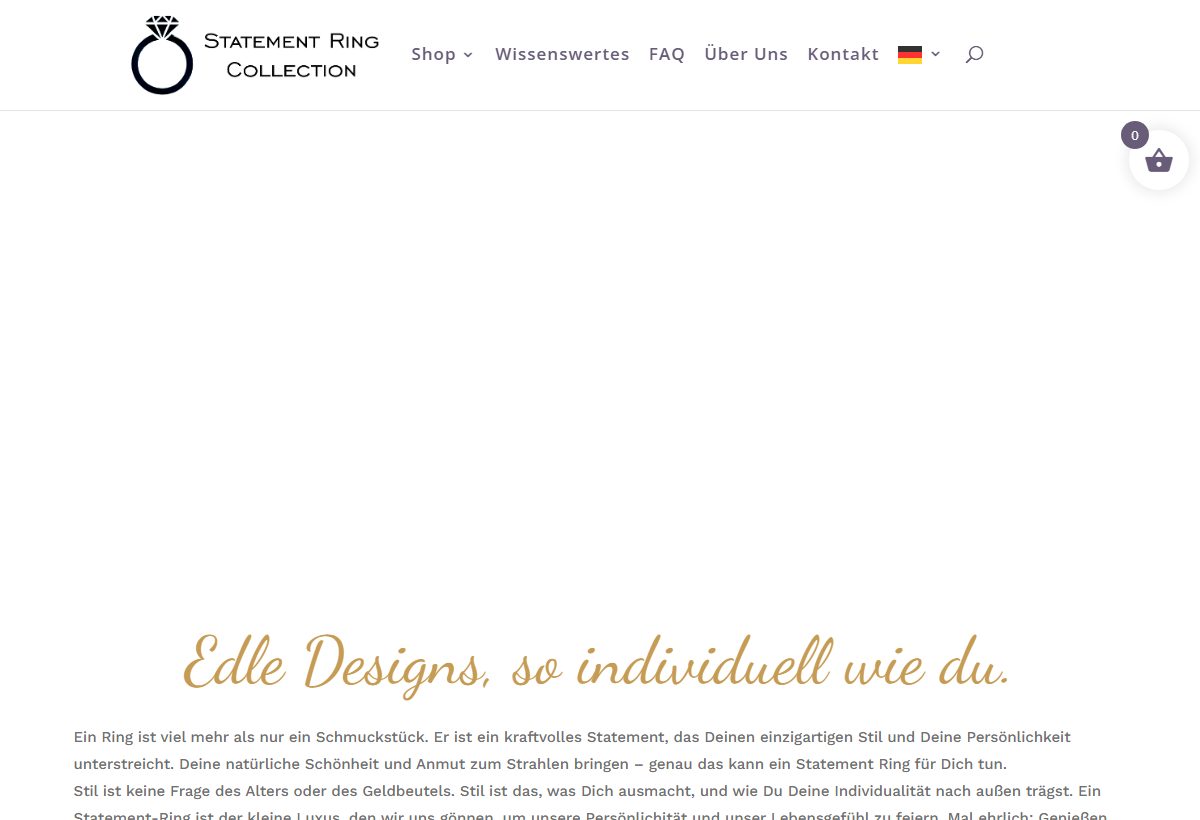 Website-Vorschau von statementring.at Voller-Pfeifer Schmuckhandel