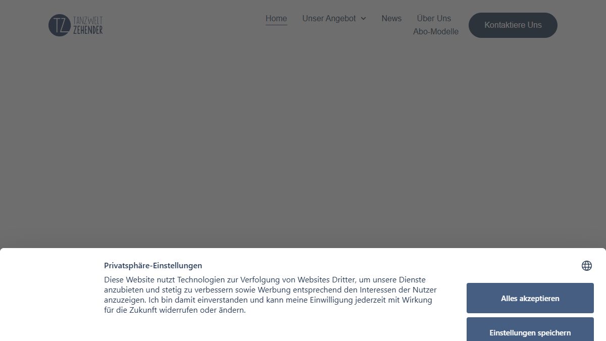 Ansicht von TANZWELT ZEHENDER