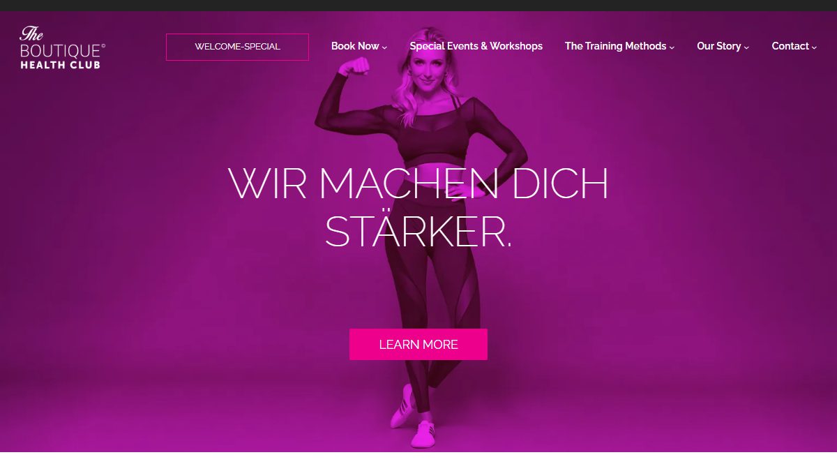 Ansicht von THE BOUTIQUE HEALTH CLUB©