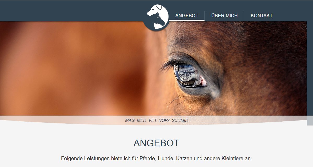 Ansicht von Mag. Nora Schmid – Tierärztliche Komplementärmedizin