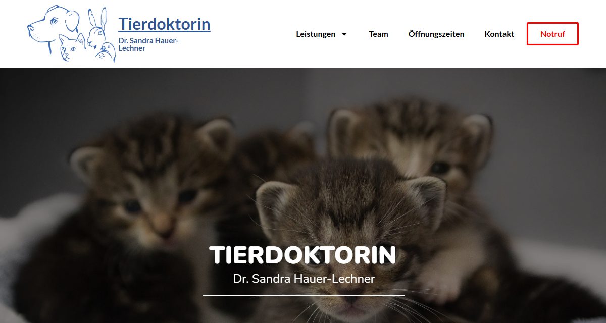 Ansicht von Tierdoktorin Dr. Sandra Hauer-Lechner