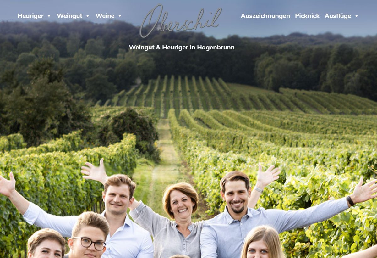 Website-Vorschau von TOP-Heuriger Stefan Oberschil