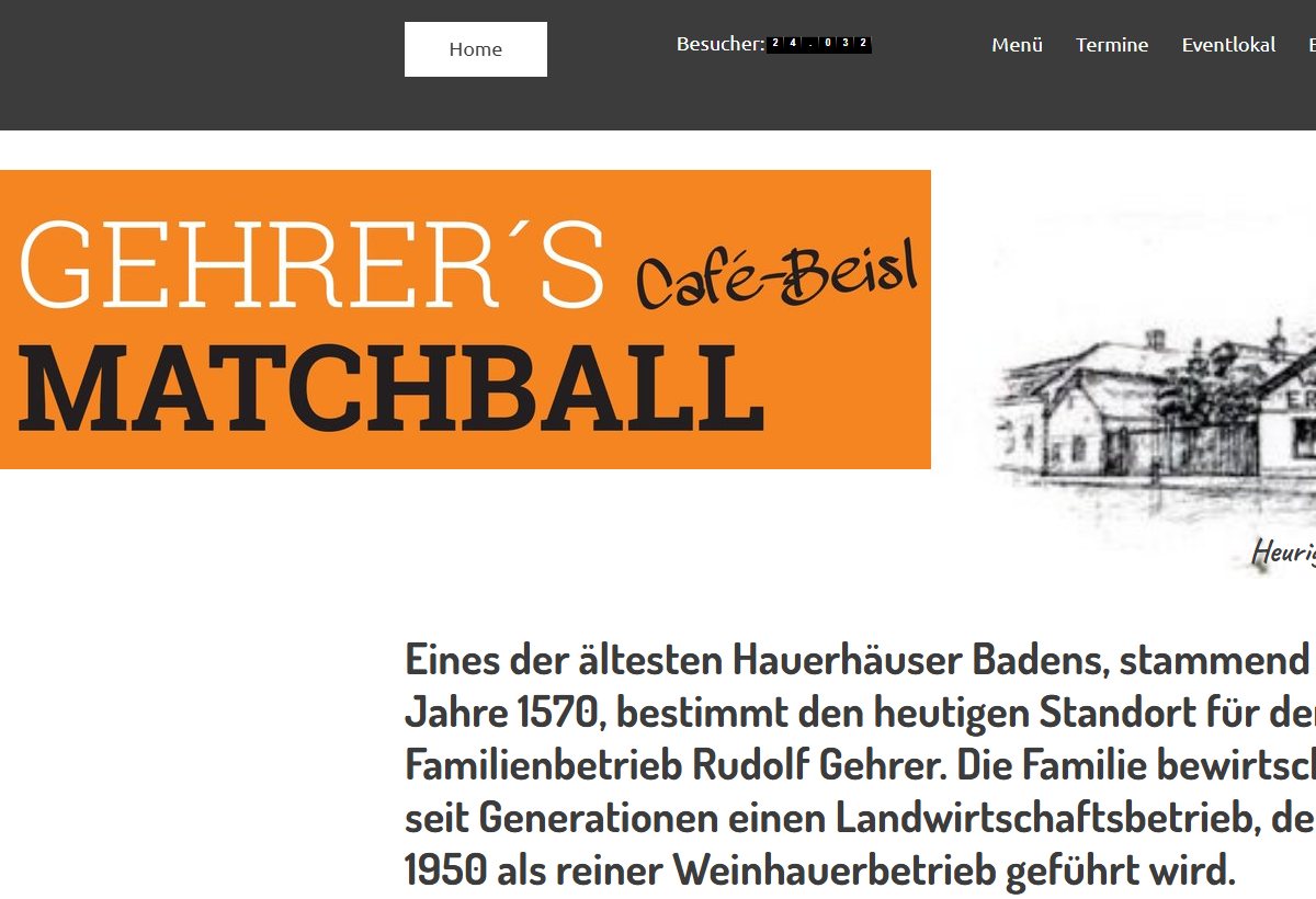 Website-Vorschau von Weinbau Gehrer