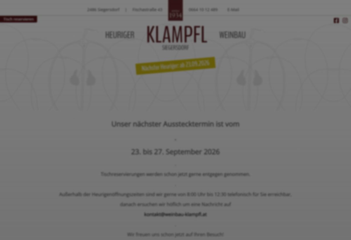 Website-Vorschau von Weinbau Klampfl