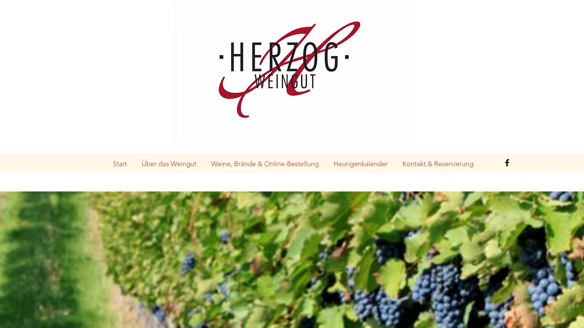 Website-Vorschau von Weinbau Renate und Leopold Herzog