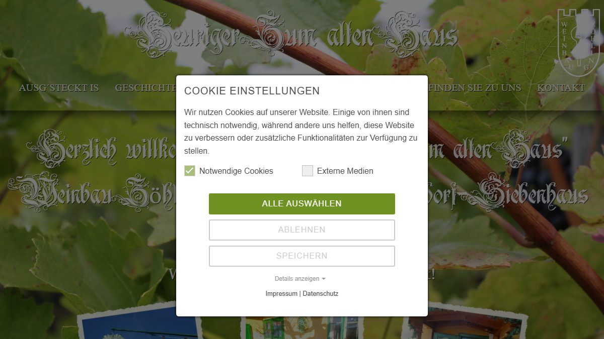 Vorschaubild von Weinbau Zöhling-Gratzer "Zum alten Haus"