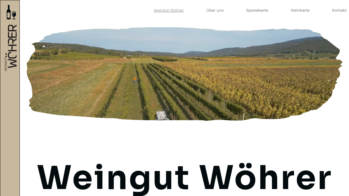 Website-Vorschau von Weingut & Landheuriger Wöhrer