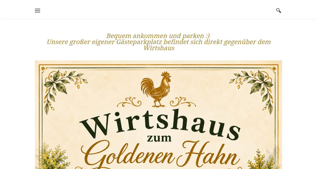 Ansicht von Wirtshaus "Zum Goldenen Hahn"