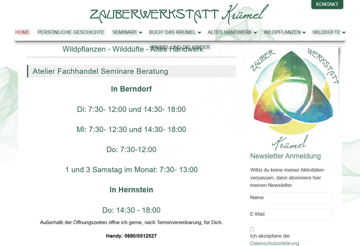 Ansicht von Zauberwerkstatt Krümel - Petra Mrak